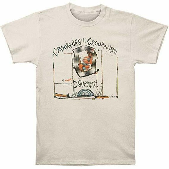 Tops - Pavement Crooked Rain Album Art Indie Rock Alternative Music Band Shirt
